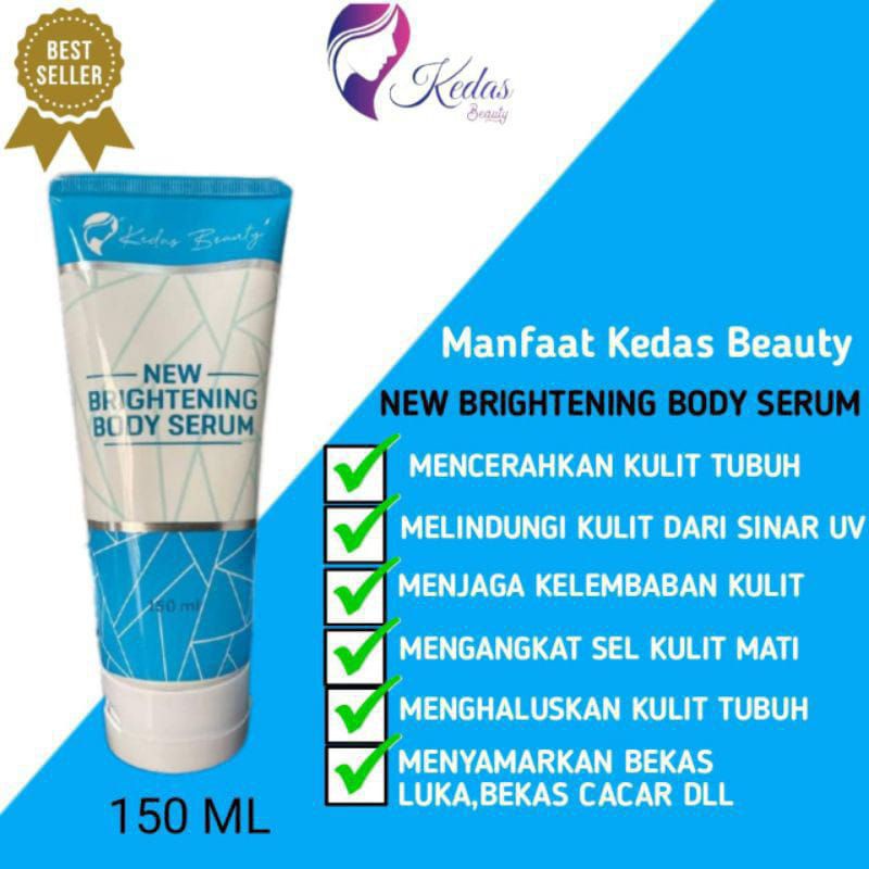 Body Serum Kedas Beauty Original 100%  BPOM ( COD Free Gift )-8