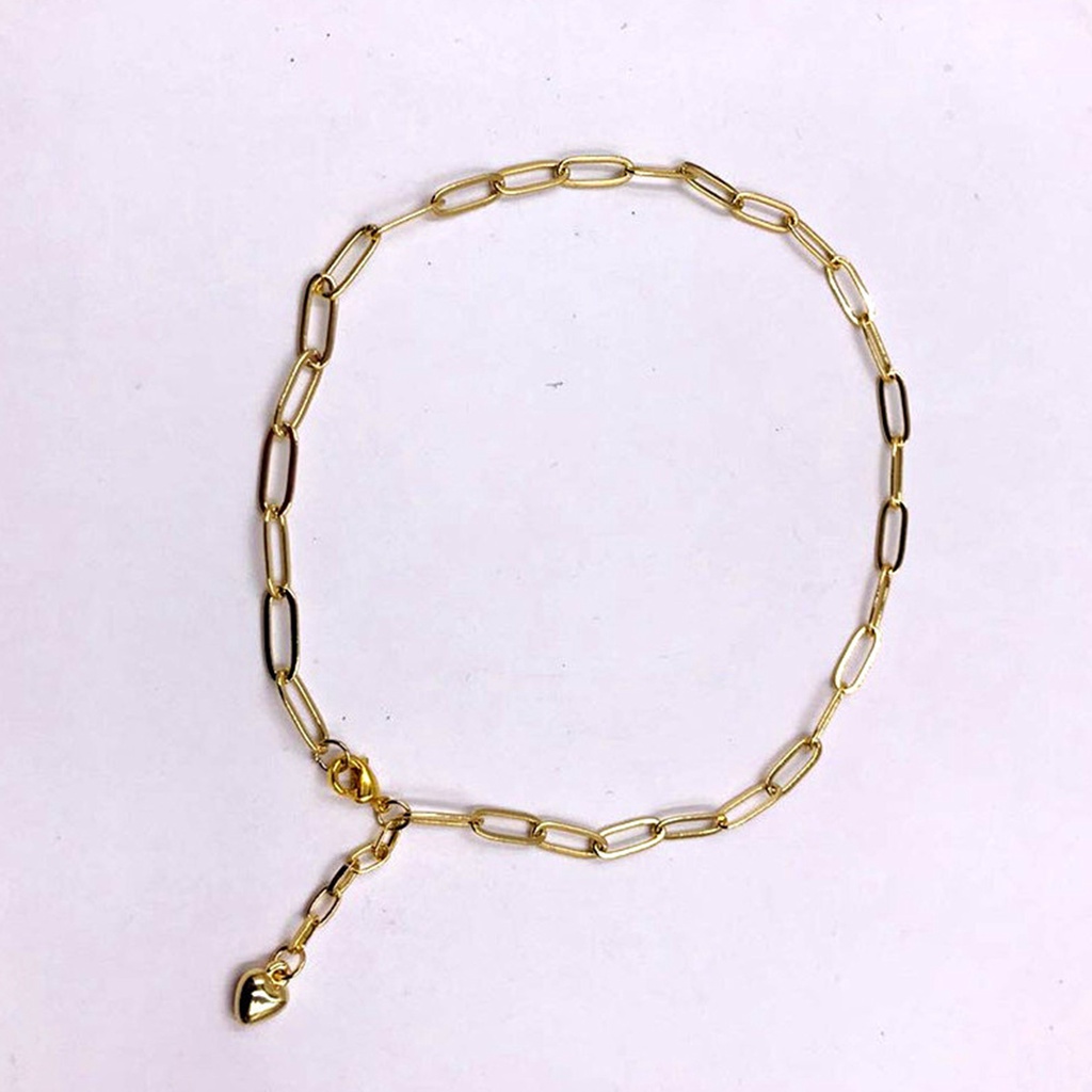 Hu Hu Hu Hu Hu Alat Bantu Pasang Kacamata♡ Gelang Kaki Rantai Desain Klip Kertas Gaya Vintage Untuk Wanita