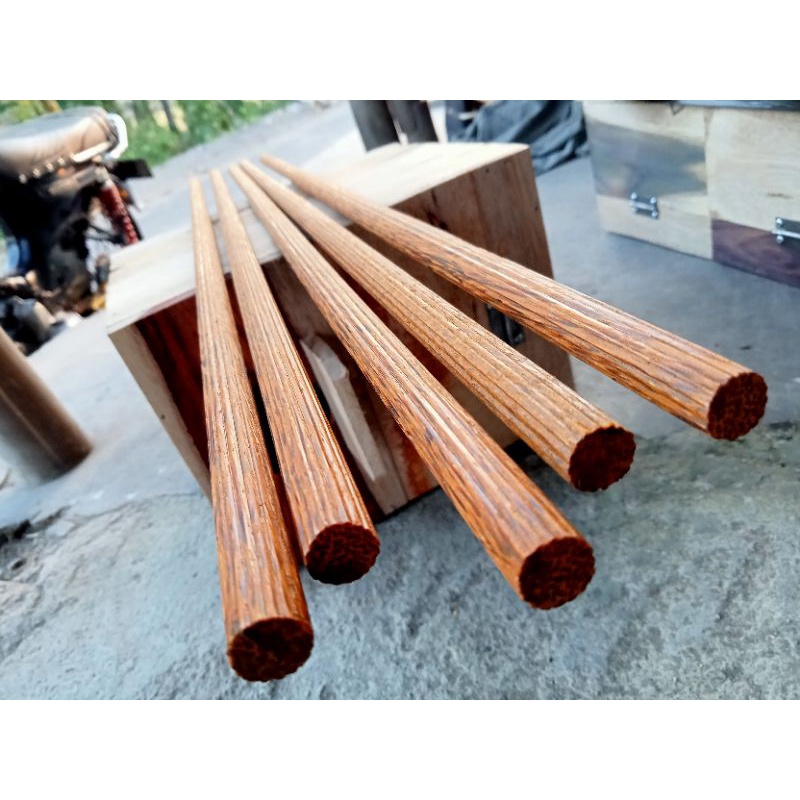 Tangkringan murai dowel serut kayu kelapa 1 pasang