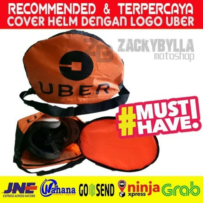 PROMO COVER HELMET GOJEK- TAS HELM ANTI HUJAN DENGAN LOGO GOJEK T415T