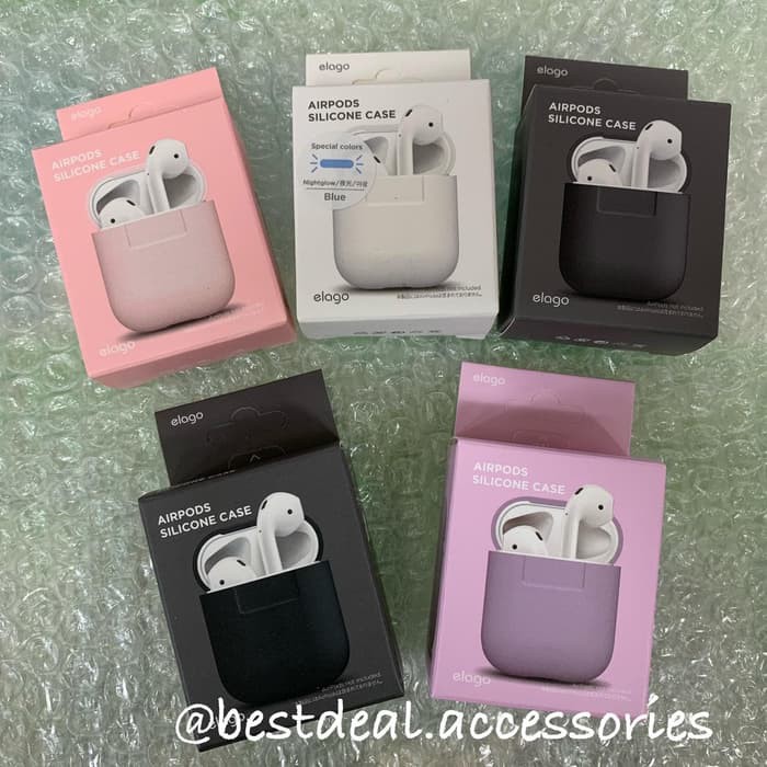 AYO DIBELI Elago Apple Airpods Silicone Case - Airpod Original Promo Price - Ungu