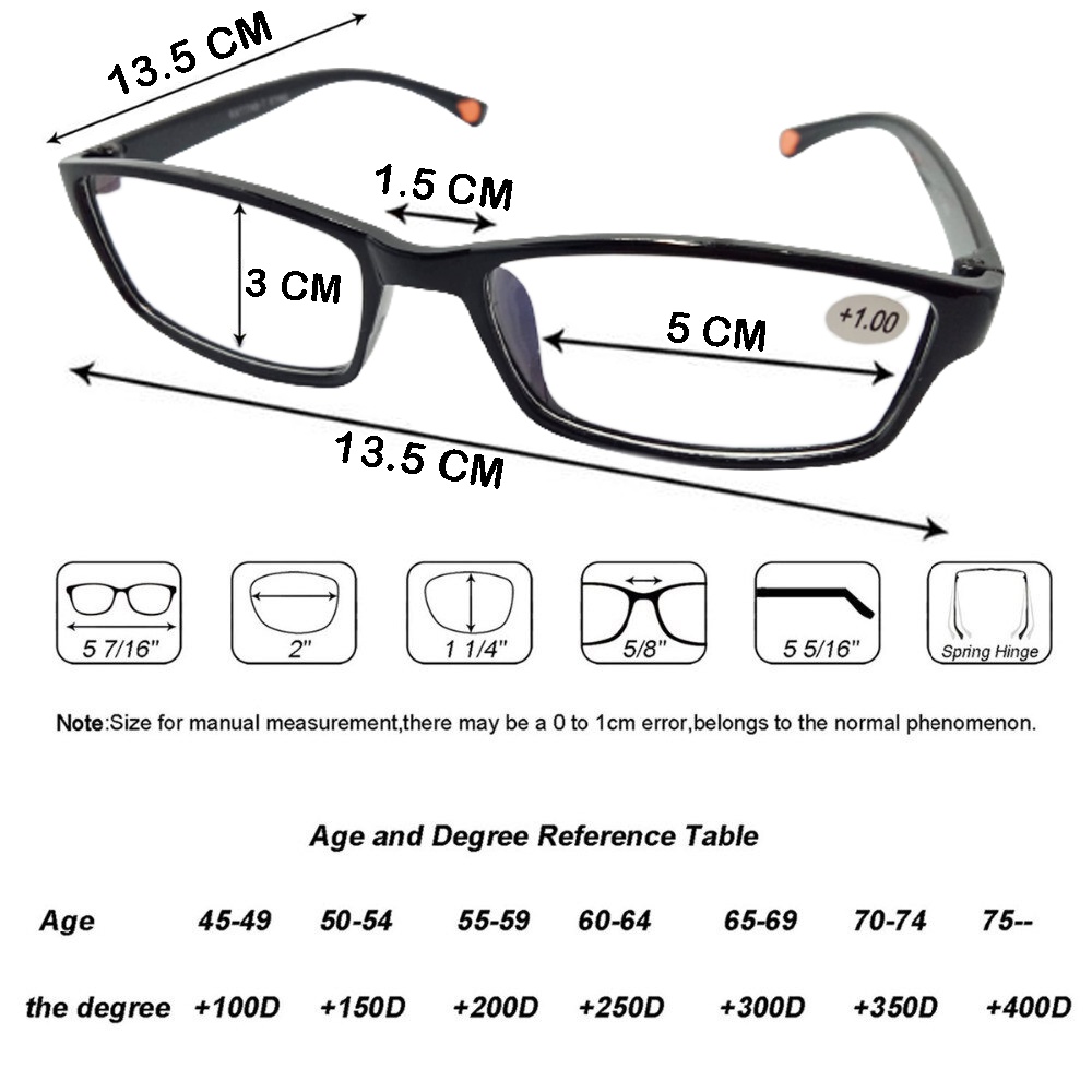 COD Kacamata Baca Anti Radiasi Lensa Plus +1.00 s/d +3.00 Kaca Mata Plus Blueray Kacamata Anti Radiasi Komputer Hp Reading Glasses