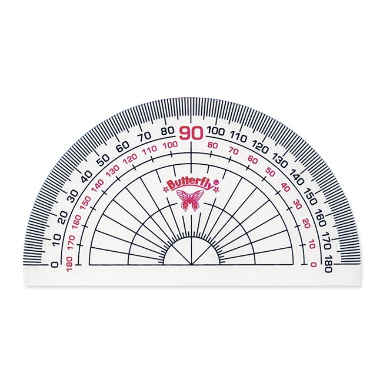 Penggaris Busur Derajat Cm New Degree Protractor Sekolah Drafting