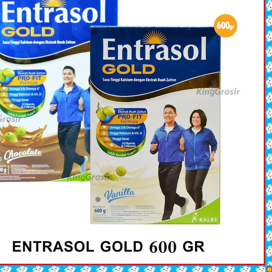 

Hot Sale Entrasol Gold 600 gr / 700 gr Vanila / Coklat Susu Untuk Lansia