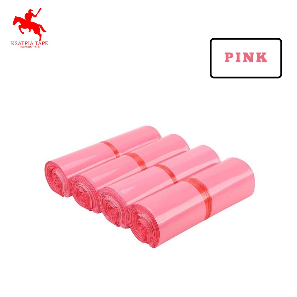 

gk PLASTIK POLYMAILER Ksatria Tape Polymailer 30x40 isi 100 Plastik Packing Kemasan/ Packing Olshop