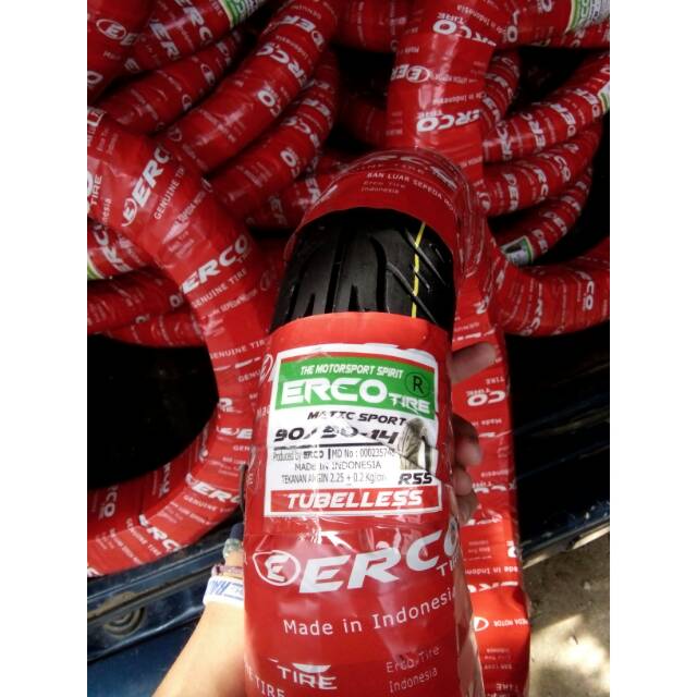Ban Erco matic tubelless 90/90/14