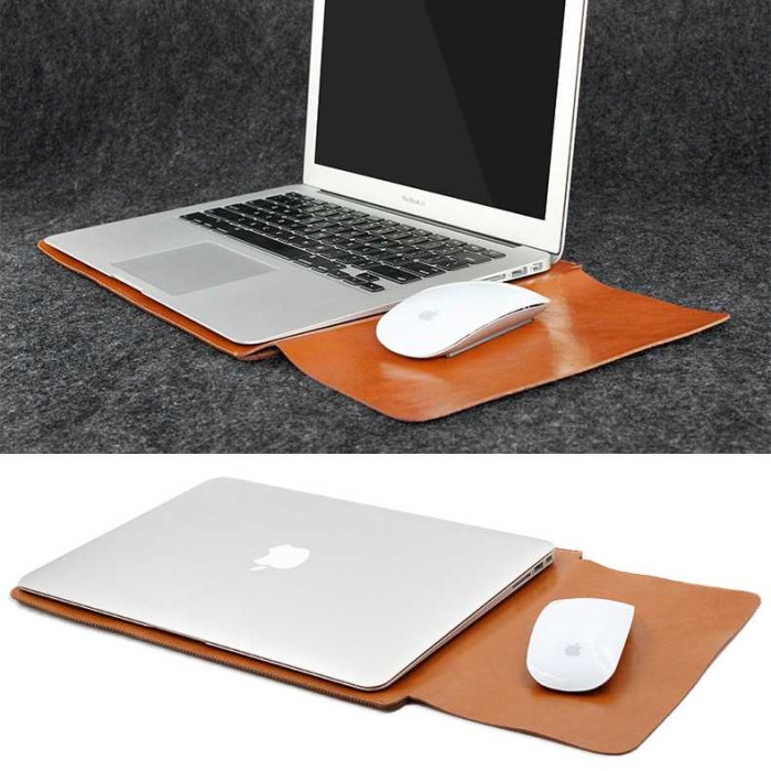 Leather Sleeve Case for Macbook Pro 2016 Touch Bar &amp; Macbook Air