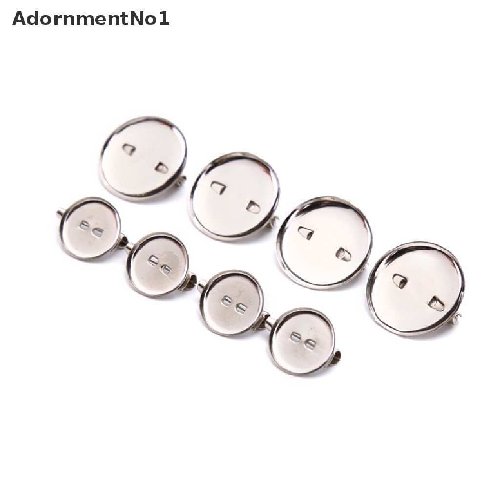 (AdornmentNo1) 50pcs / Set Pin / Bros Kosong DIY Untuk Membuat Perhiasan