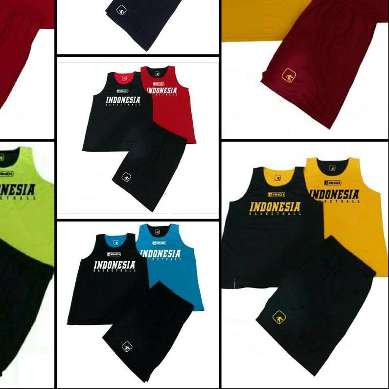 ✾ Jersey Setelan Basket Training Timnas Indonesia ♦