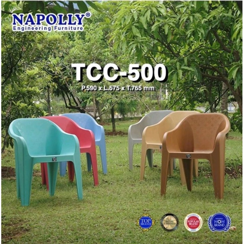 Kursi Santai Plastik Napolly TCC 500
