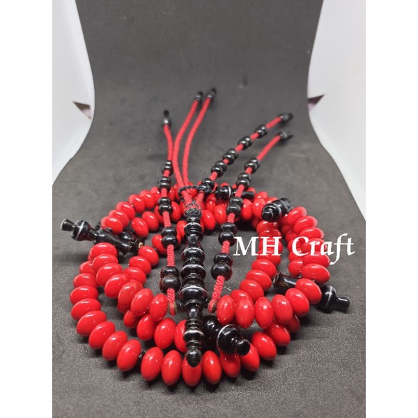 TASBIH TIJANI MARJAN kombinasi YUSER 12 mm