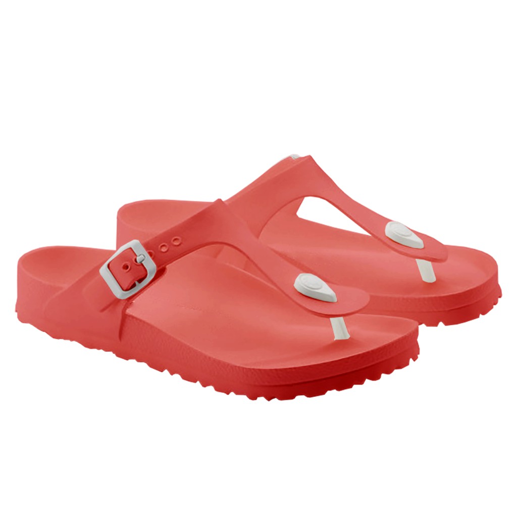 Sandal Jepit Pria / Wanita Import Model BIRKENSTOCK Gizeh Eva Sandal Pria Premium High Grade Quality-Red