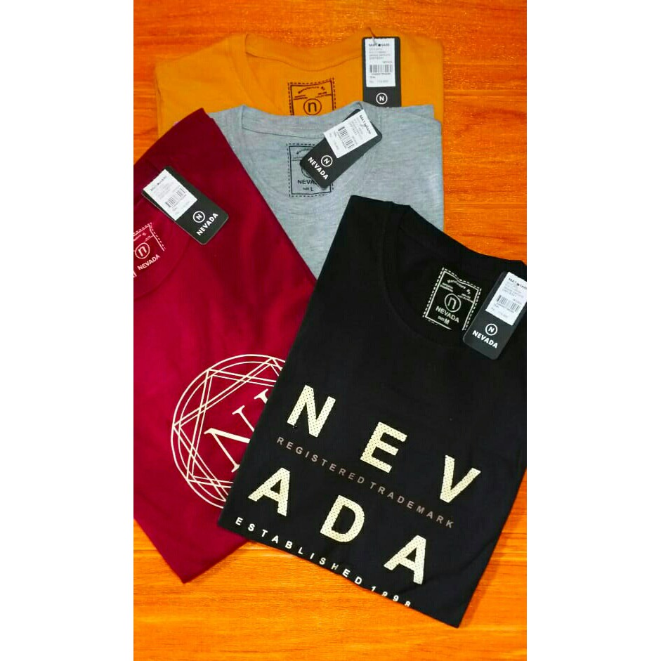 KAOS NEVADA COWOK BUY 1 GET 2 KAOS NEVADA BRANDED MATAHARI 06