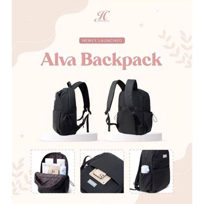 ALVA BACKPACK JIMSHONEY/ RANSEL UNISEX / RANSEL CEWE-COWO/ BISA COD