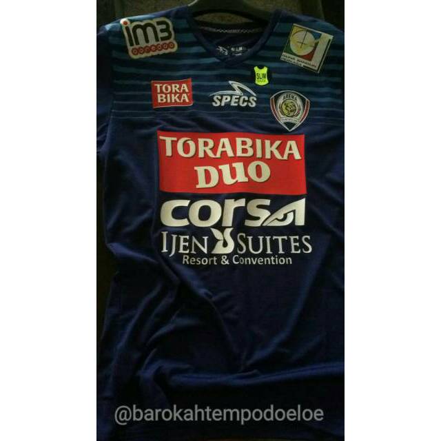 Jersey Home Arema Final Torabika Bhayangkara Cup 2016 Original Specs