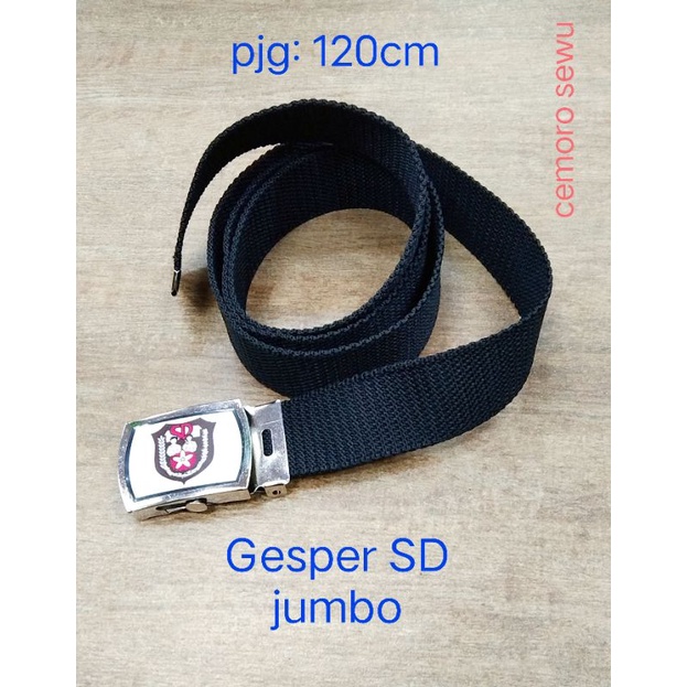 Gesper SD jumbo pjg 120cm ikat pinggang jumbo seragam sekolah SD