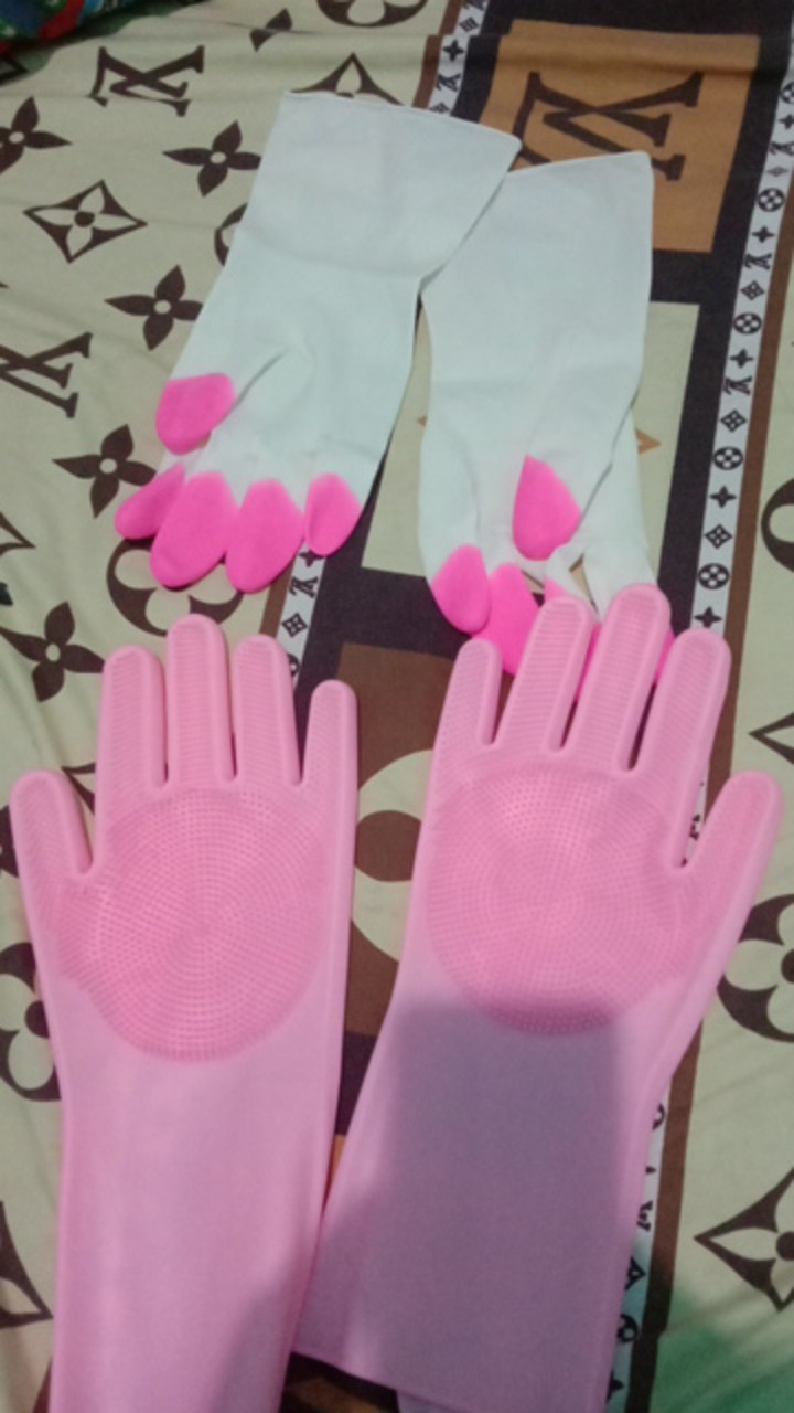 Sarung Tangan Karet Cuci Piring Anti Air Rubber Glove - Sarung Tangan Latex Wastafel Silikon