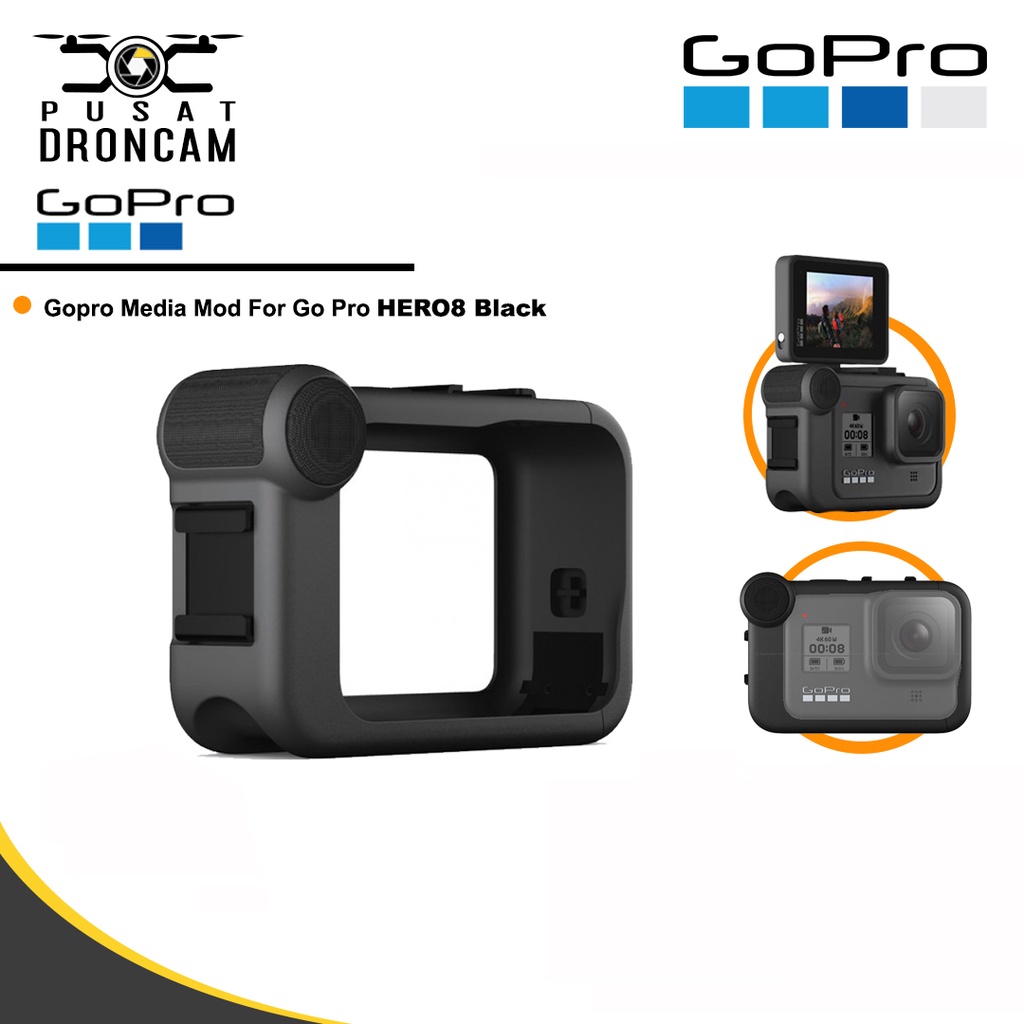 Gopro Media Mod For Go Pro HERO8 Black Original
