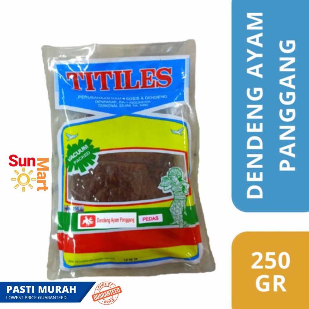 Titiles Dendeng Ayam Panggang 250gr