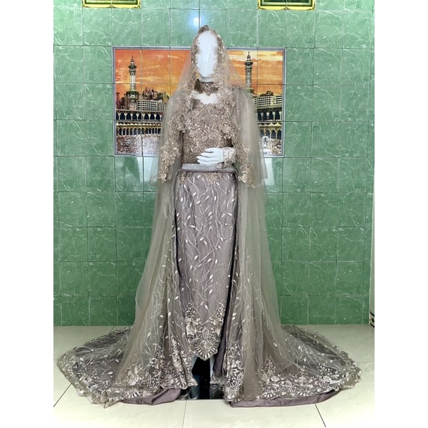 Gaun Pengantin Wanita Kebaya Pengantin Baju Wedding