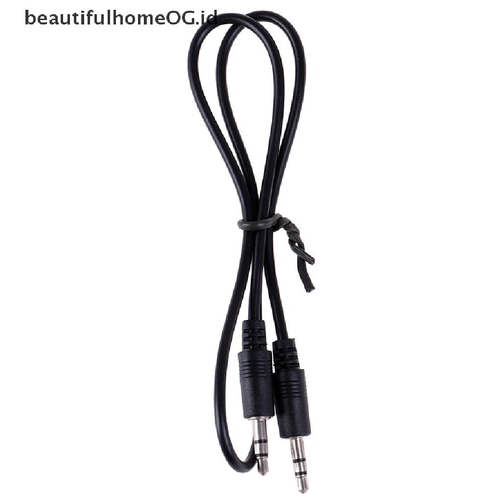 1pc Kabel Jack Audio Stereo 3.5mm Male To Male Panjang 1m