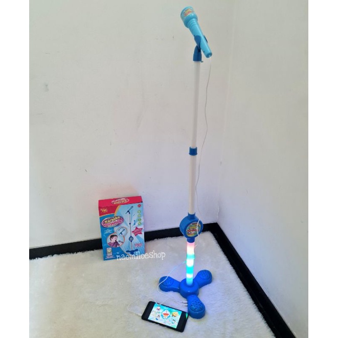 Mainan Anak MICROPHONE SINGLE MIC KADO MAINAN ANAK MIC karaoke NYANYI-4