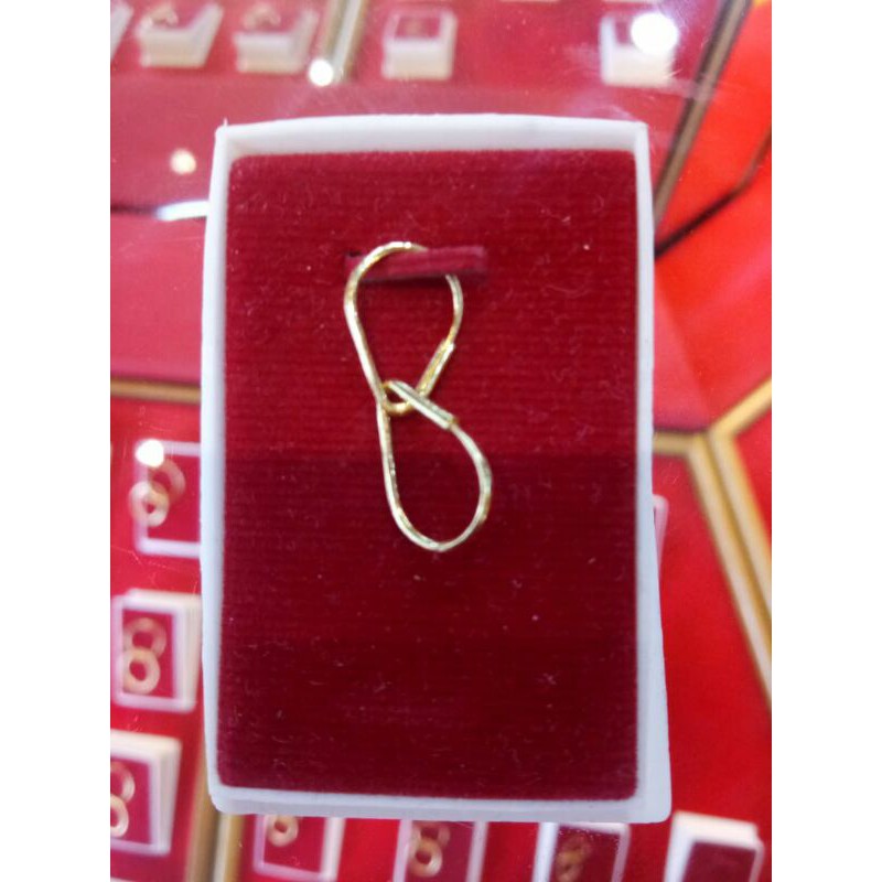 anting bayi emas asli 24K kadar 999,9/999,%