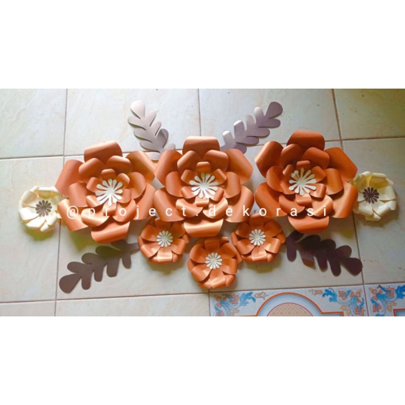 set paperflower murah / paperflower hiasan dekorasi / papaperflower tunangan