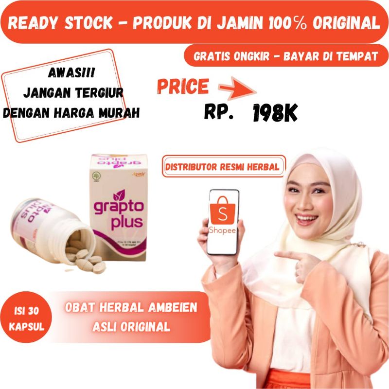GRAPTO PLUS 100% obat wasir ambeien
