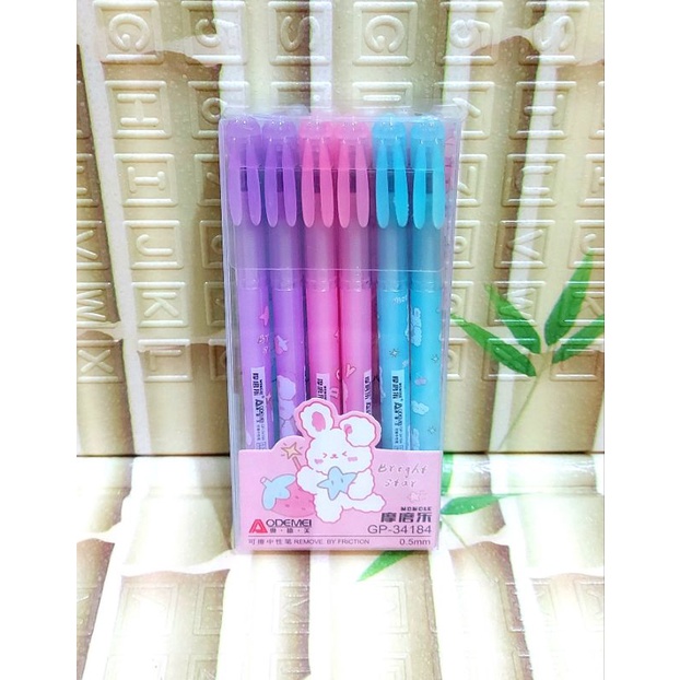 

ERASABLE PEN PULPEN HAPUS ISI 12 PCS MERK ODEMEI
