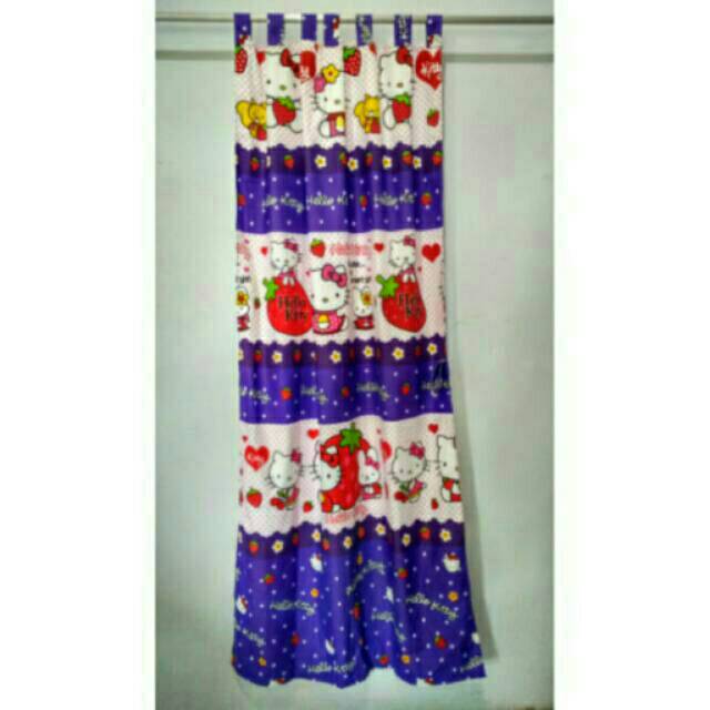 gorden hello kitty strawberry ungu
