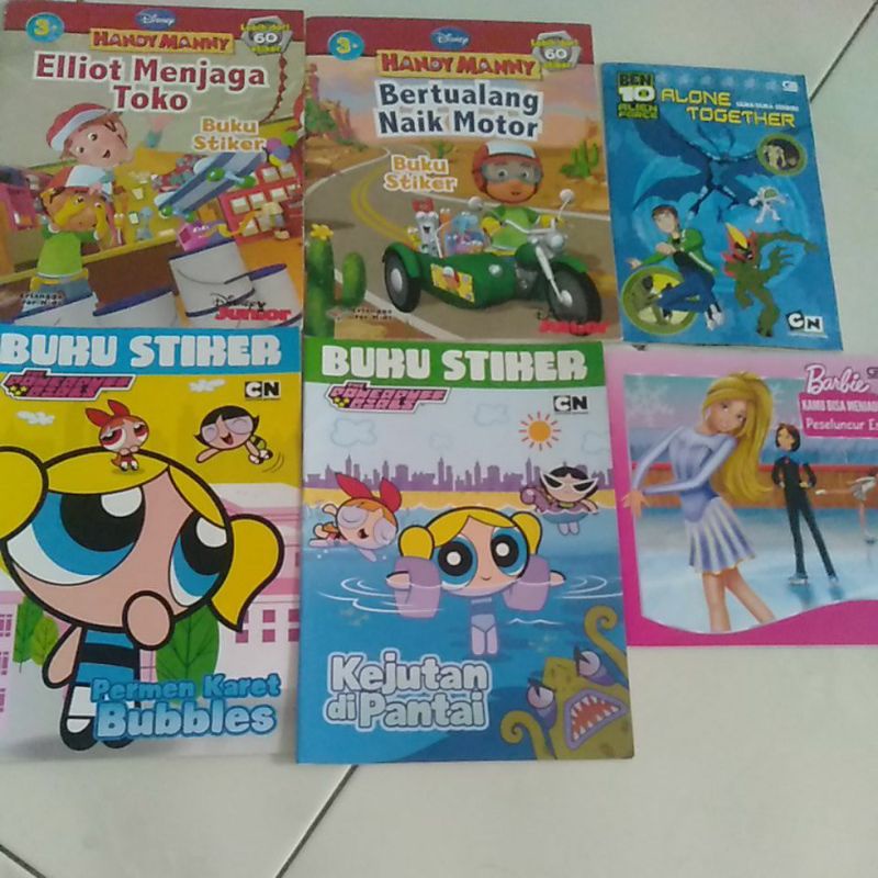 buku anak bekas/ buku cerita stiker/buku anak murah