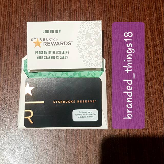 STARBUCKS RESERVE CARD BLACK 2019 EDITION kartu starbucks card reserve edisi 2019 hitam sbux card
