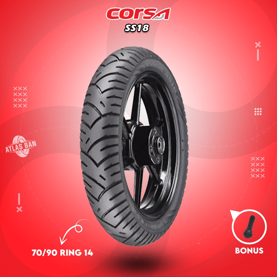 Ban Tubles Motor Matic CORSA SS18 70/90 Ring 14 Tubles