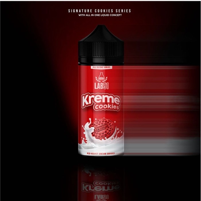 kreme cookies series 100ml 3&amp;6mg by LAB51 berpita cukai