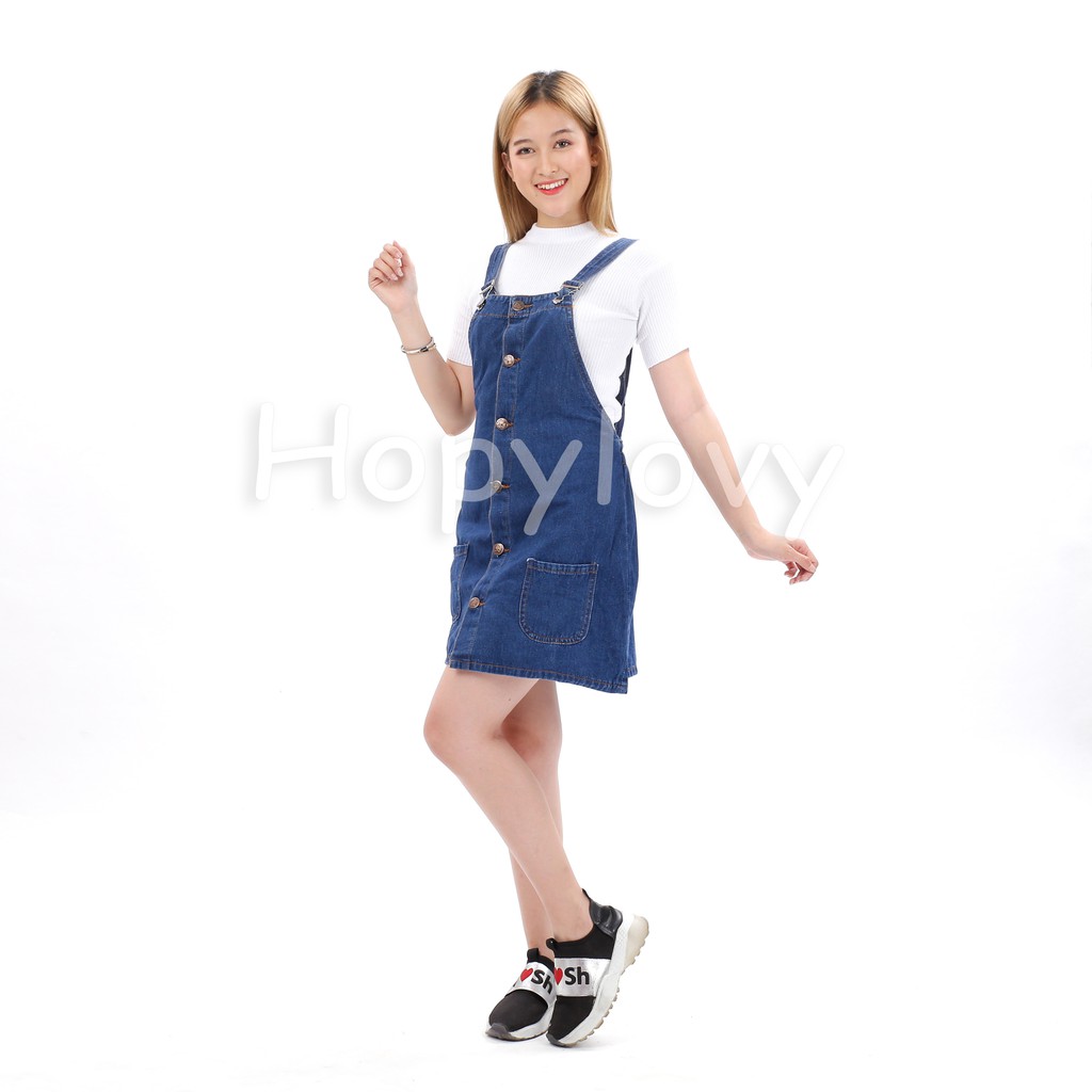 HOPYLOVY - Overall Jeans Wanita Josina