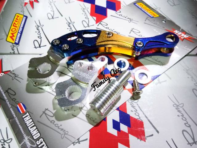 Kick Stater Engkolan Selahan Full CNC Motor Yamaha Honda Beat Scoopy Vario Mio Fino Two Tone Morin