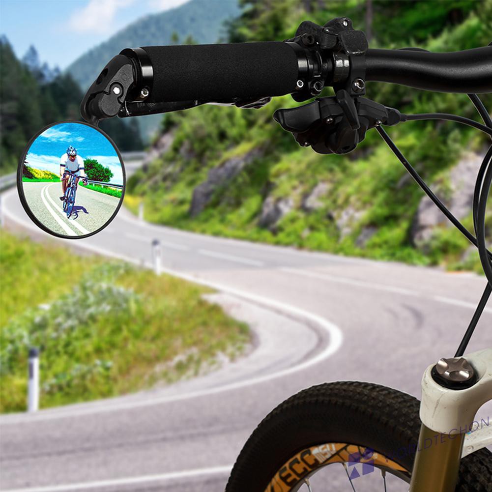 Suitable For Mountain Road Bikes Convex Mirror With Adjustable Handlebar Installation Giney Mountain Bike Rearview Mirror,hd Safety Rearview Mirror
