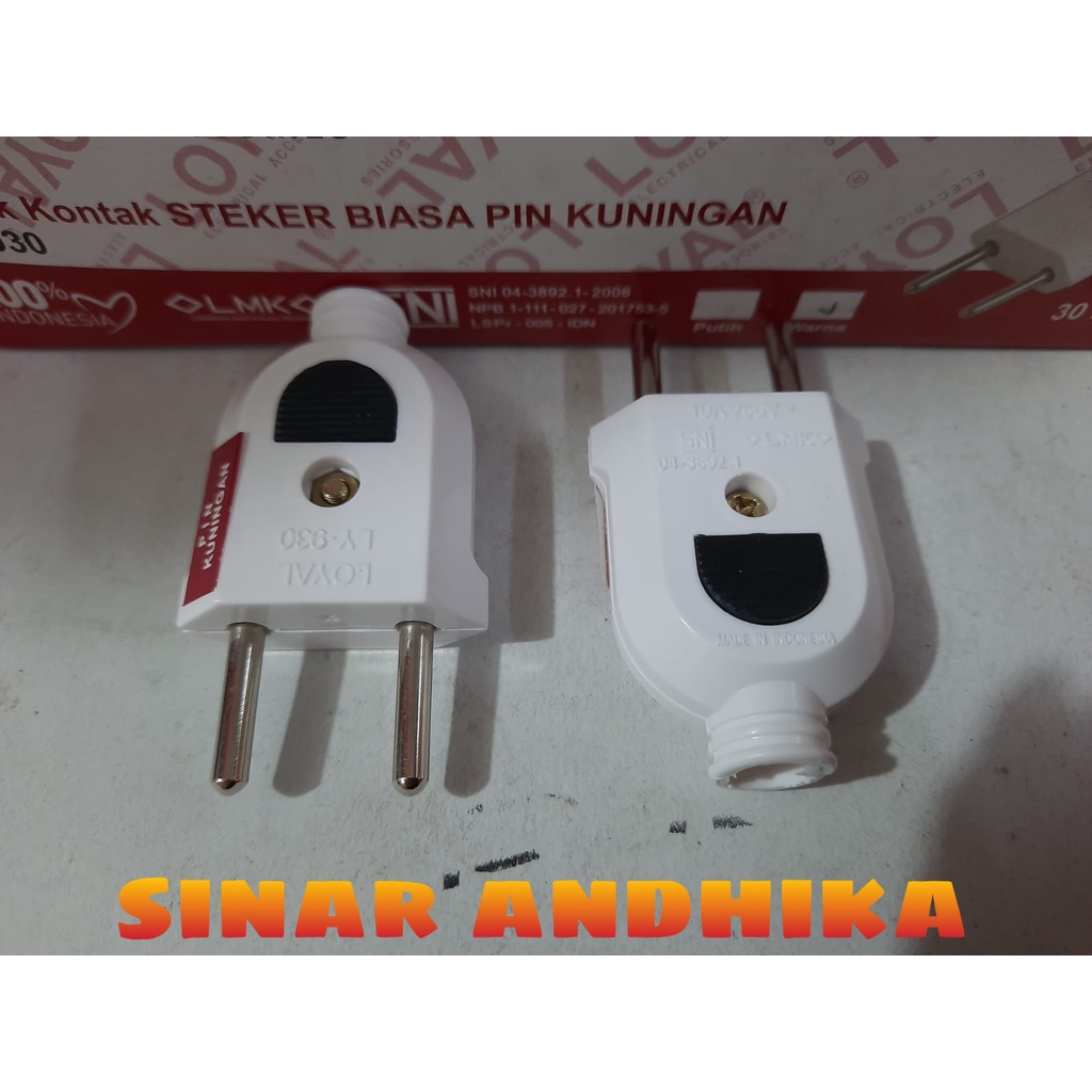 STEKER BIASA PUTIH LOYAL LY-930