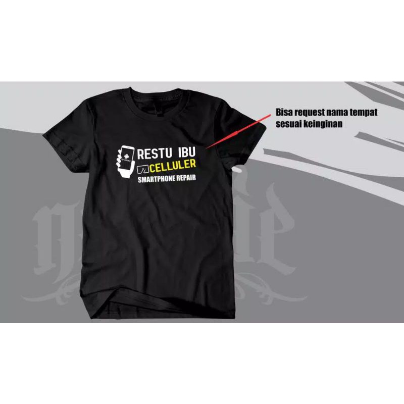 Kaos distro smartpone repair / kaos tukang service hp handphone