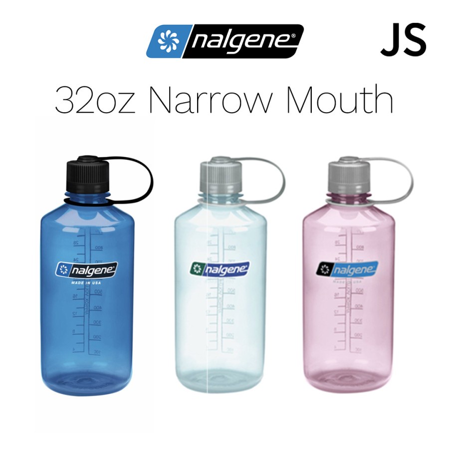 Botol Minum Nalgene 32oz Narrow Mouth Water Bottle 1000ml Outdoor