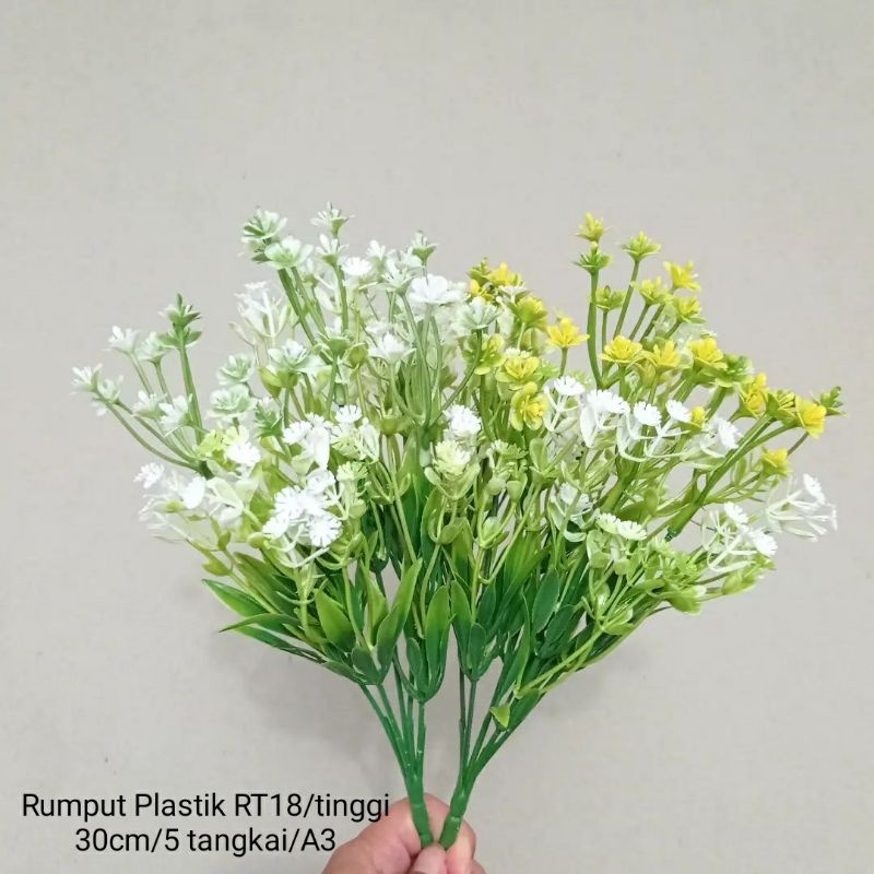 Rumput Plastik Putih RT18