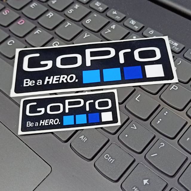 STICKER PRINTING GOPRO ,BAHAN ORAJET+LAMINASI GLOSSY