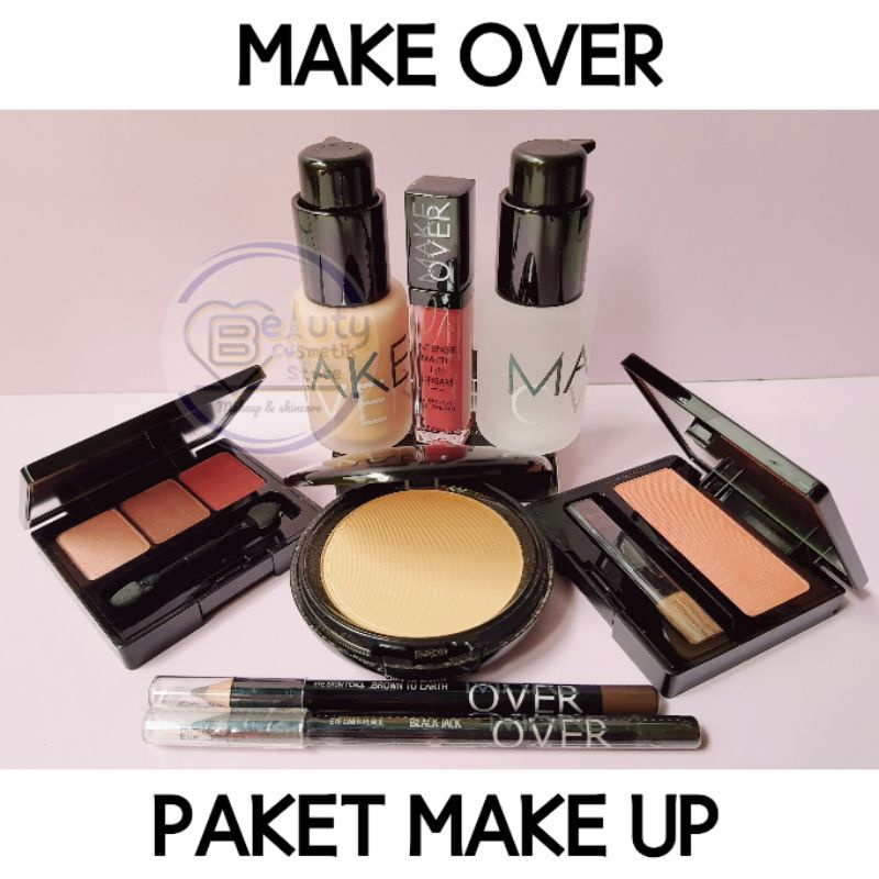 [8 Item] Paket Makeup Lengkap Make Over Seserahan / hantaran Murah Original Make over