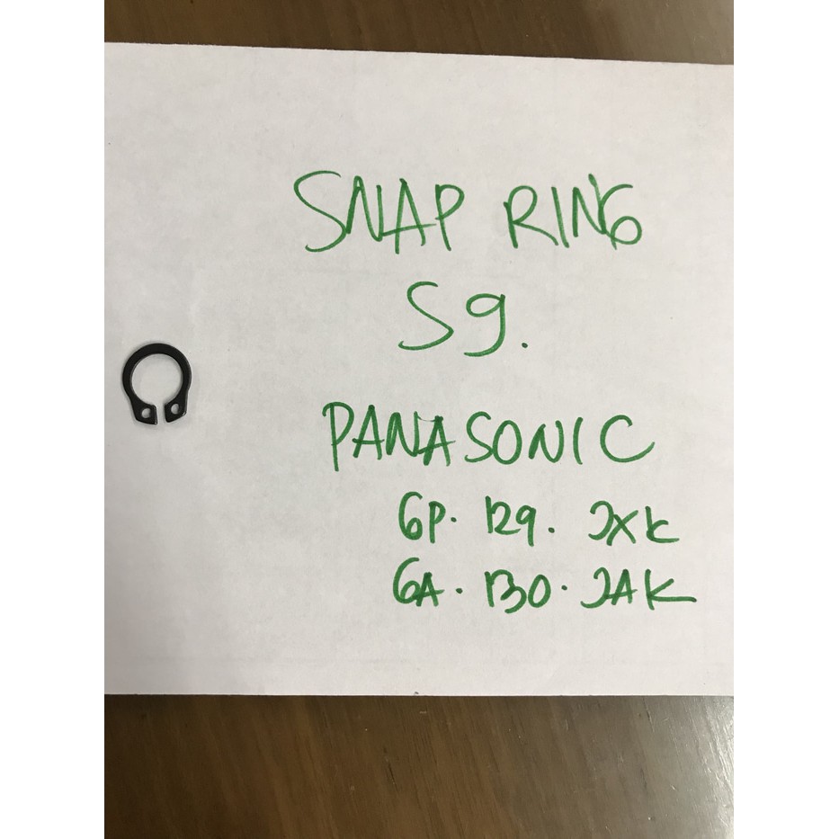 SNAP RING S 9 spare part pompa air panasonic gp 129 jxk ga 130 jak MURAH