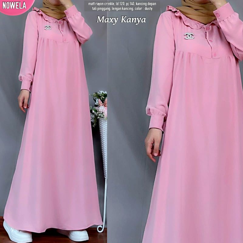 RESTOCK GAMIS KANYA MAXY LD 120 PB 140 RAYON CRINKLE