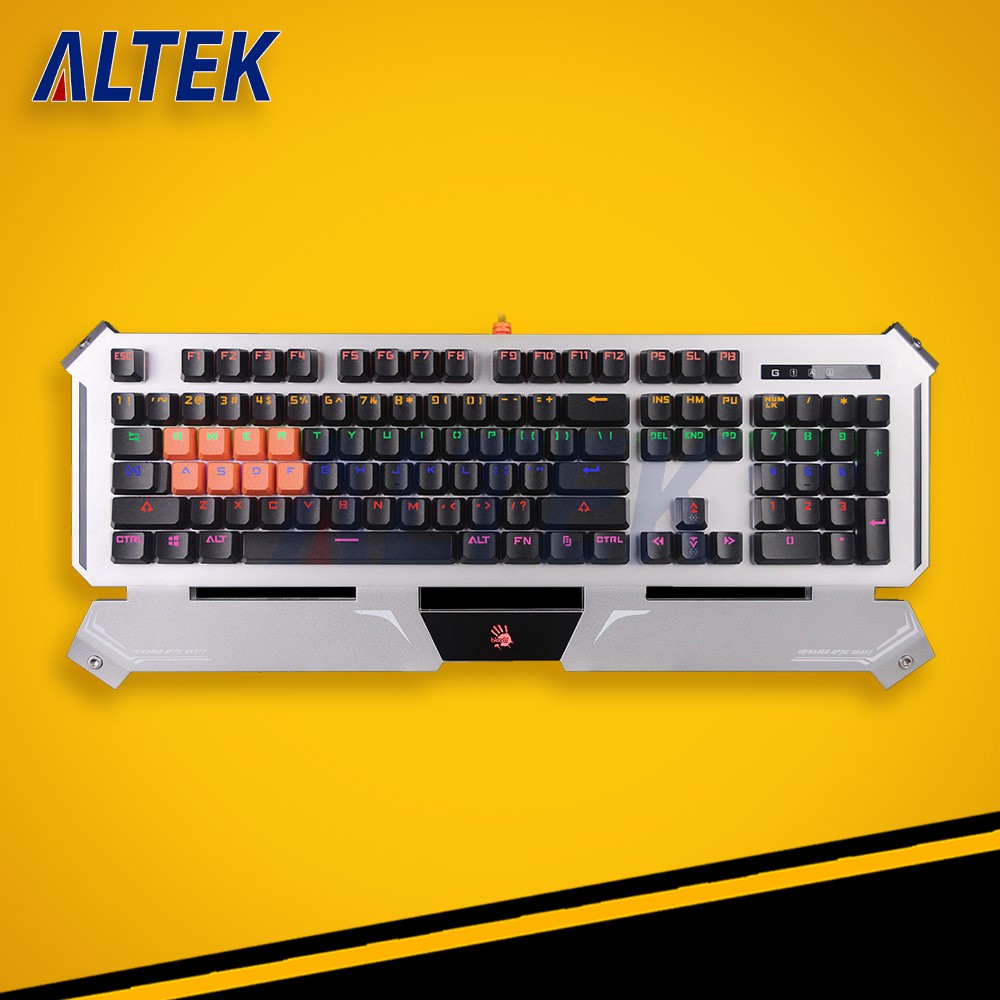 BLOODY B740A Ligth Strike Mechanical Gaming Keyboard Black Switch - Berkualitas Murah - SALE