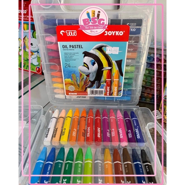 

Crayon/krayon merk TITI jOYKO isi 24 warna