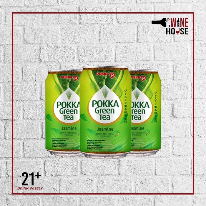 

Pokka Green Tea Jasmine Can 330ml x 3 Kaleng