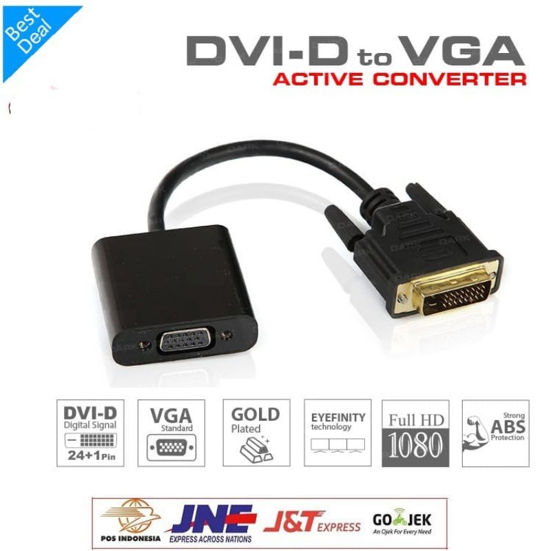 kabel Converter DVI 24+1 to VGA